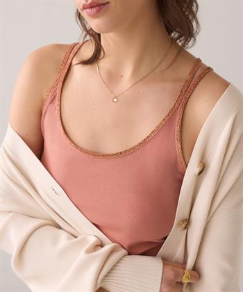 Summum Singlet mit gekreuzten Trägern lurex