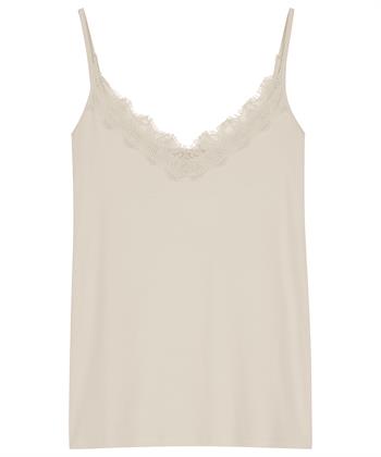 Summum Spaghetti Top mit Spitze