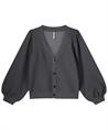 Summum Strickjacke Waffelstruktur Lurex
