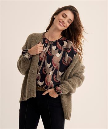 Summum Swagger Strickjacke Alpaka Mischung