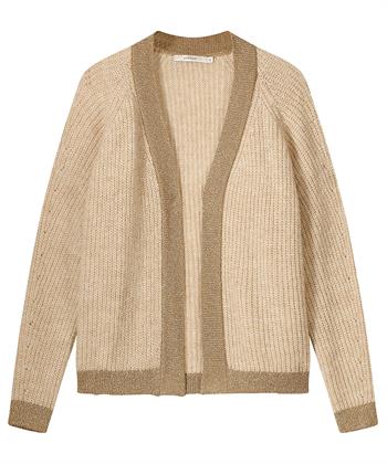 Summum Swagger Strickjacke Lurex