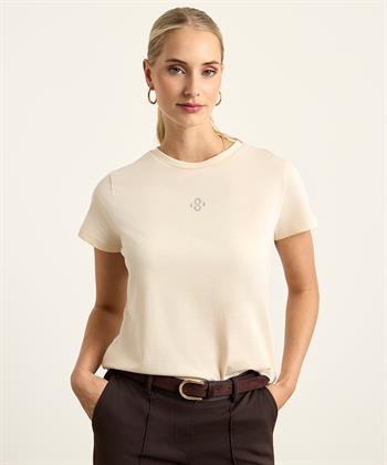 Summum T-Shirt mit Strass-Logo
