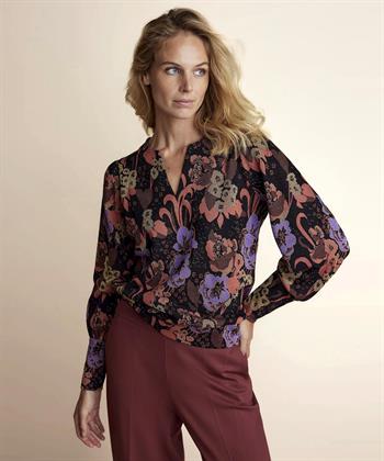 Summum Top Blumenjacquard