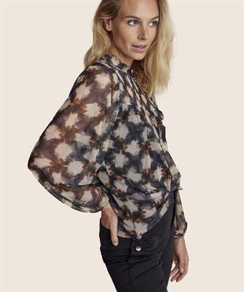Summum transparente Bluse verschwommener Stern