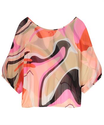 Summum Voile Bluse Wellen