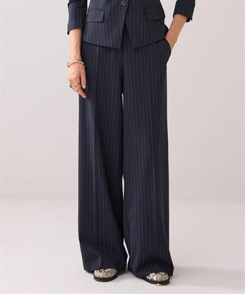 Summum weit geschnittene Hose Nadelstreifen