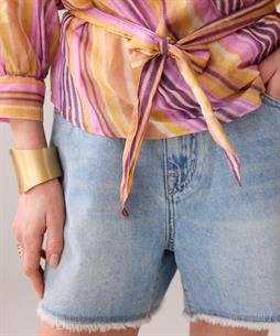 Summum Wickelbluse gestreift