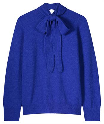 Summum Wollmischung Pullover Schleife 2-in-1