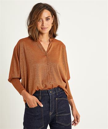 Summum übergroße Bluse Lurex