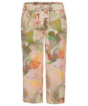 TONI 7/8 Hose Blattdruck Pia Wide Leg