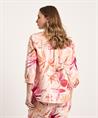 TONI Bluse Leinenmischung Blumen Clay