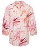 TONI Bluse Leinenmischung Blumen Clay