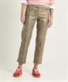TONI Hose mit Pantherdruck Metallic Ella