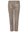 TONI Hose mit Pantherdruck Metallic Ella