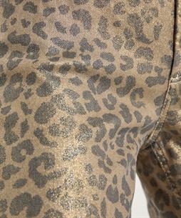 TONI Hose mit Pantherdruck Metallic Ella