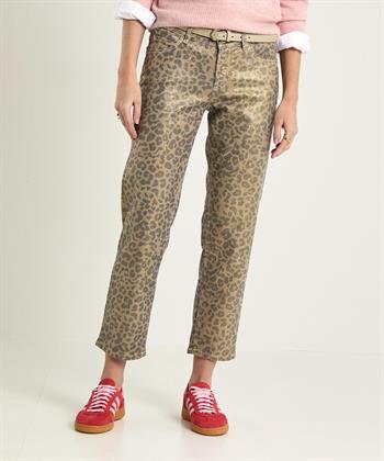 TONI Hose mit Pantherdruck Metallic Ella