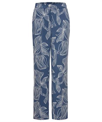 TONI Hose weitem Bein Blattdruck Luisa Beauty