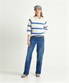 TONI Jeans weitem Bein und seitlichen Paspeln Liv