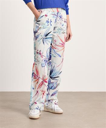 TONI Leinenmischung Hose floral Pia Wide