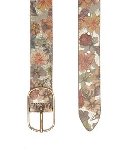 Vanzetti Gürtel Blumen metallisch