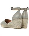VIA VAI Leder Espadrille Flora Braid