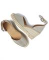 VIA VAI Leder Espadrille Flora Braid