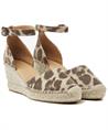 VIA VAI Leder Espadrille Flora Braid