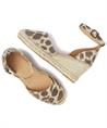 VIA VAI Leder Espadrille Flora Braid