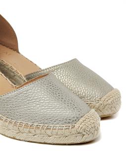 VIA VAI Leder Espadrille Flora Braid