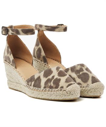 VIA VAI Leder Espadrille Flora Braid