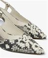 VIA VAI Slingback Pumps Schlange Suzy Aliya