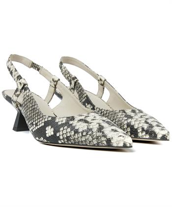 VIA VAI Slingback Pumps Schlange Suzy Aliya