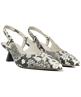 VIA VAI Slingback Pumps Schlange Suzy Aliya