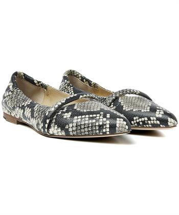 VIA VAI Slipper Schlangendruck Lola Rose